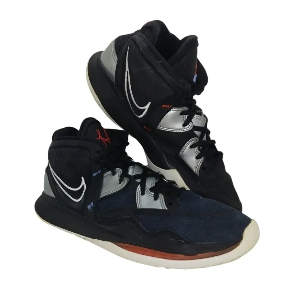 Nike Mens Pre-owned Kyrie Infinity Fire & Ice Black Basketball Sneakers - sz. 8